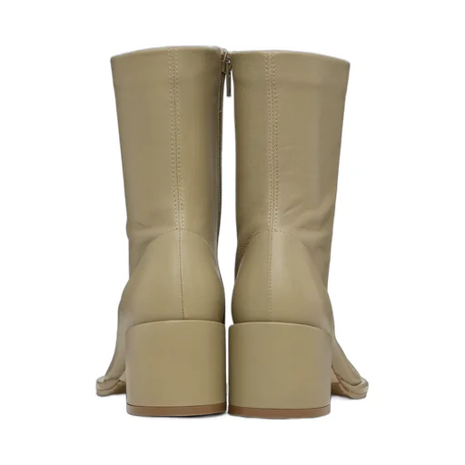 Josiah Sheepskin Nappa Leather Ankle Boots