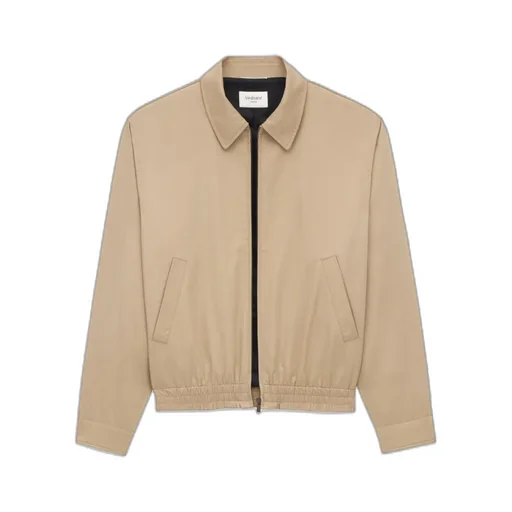 Saint Laurent Zip-Up Short Jacket