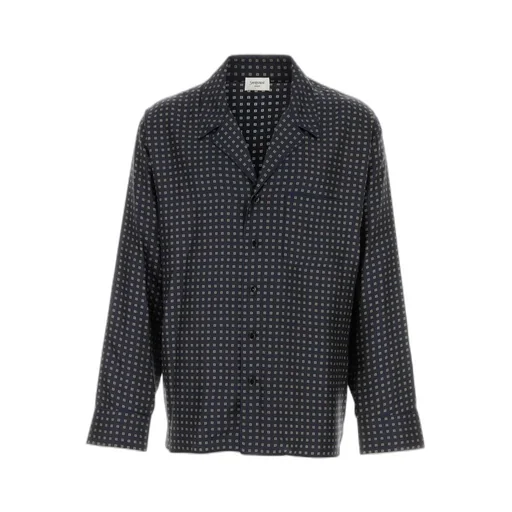 Saint Laurent All-Over Patterned Button-Up Shirt