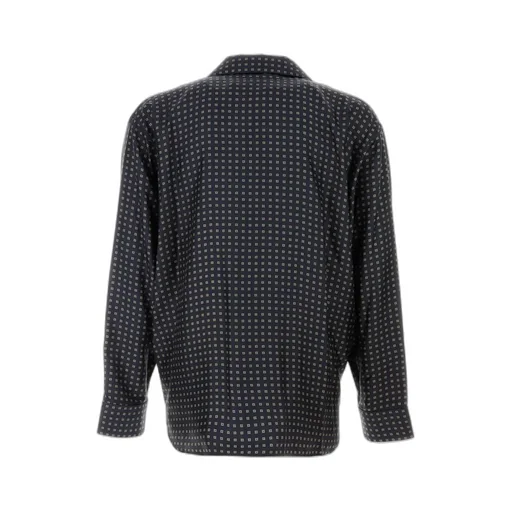 Saint Laurent All-Over Patterned Button-Up Shirt