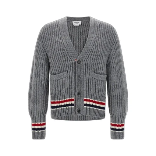Thom Browne V-Neck Knitted Cardigan
