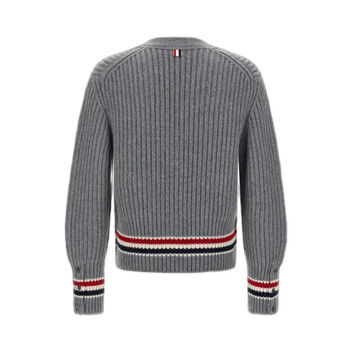 Thom Browne V-Neck Knitted Cardigan