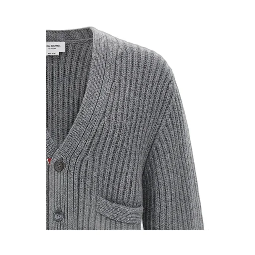 Thom Browne V-Neck Knitted Cardigan