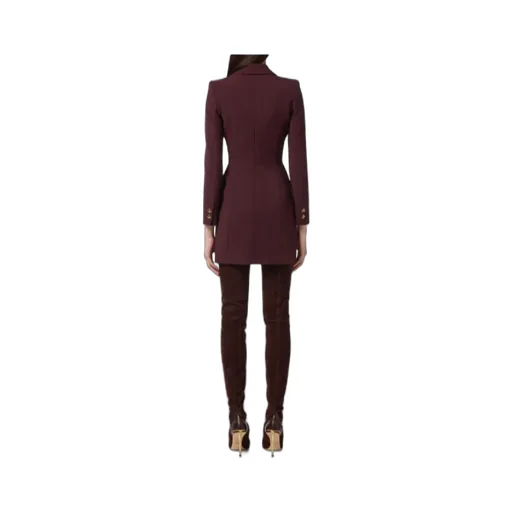 Elisabetta Franchi Chain Lightweight CrÊPe Dress