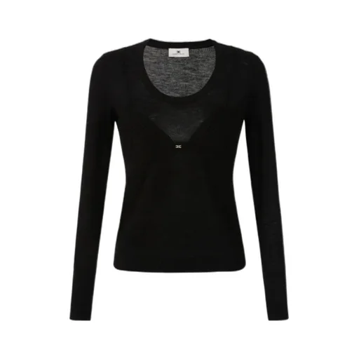 Elisabetta Franchi Bra Shaped Knitted Jumper