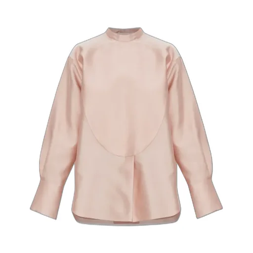Jil Sander Long Sleeve Crewneck Blouse