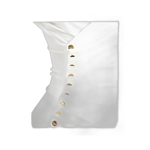 Elisabetta Franchi Embellished Button Jersey Dress