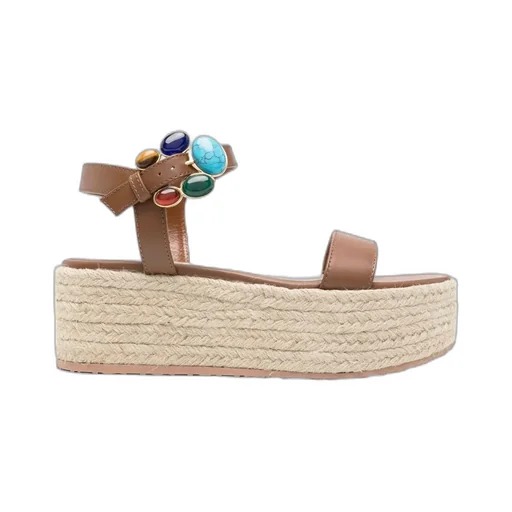 Open-Toe Flat Sandals