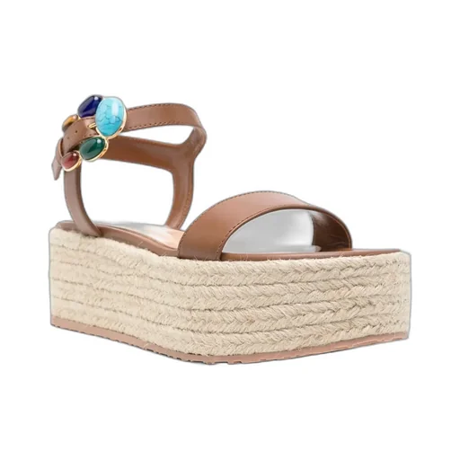 Open-Toe Flat Sandals