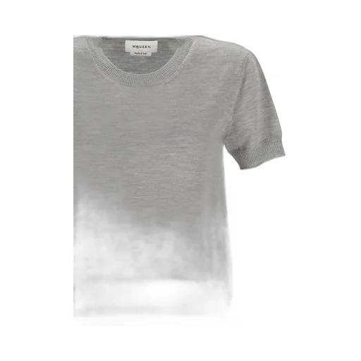 Ribbed-Trim Top