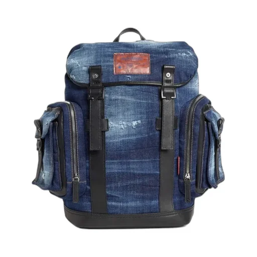 Dsquared2 Distressed Denim Backpack