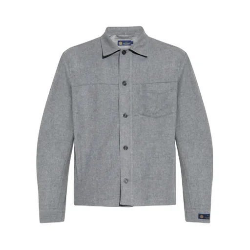 Button-Fastening Patch-Pocket Shirt