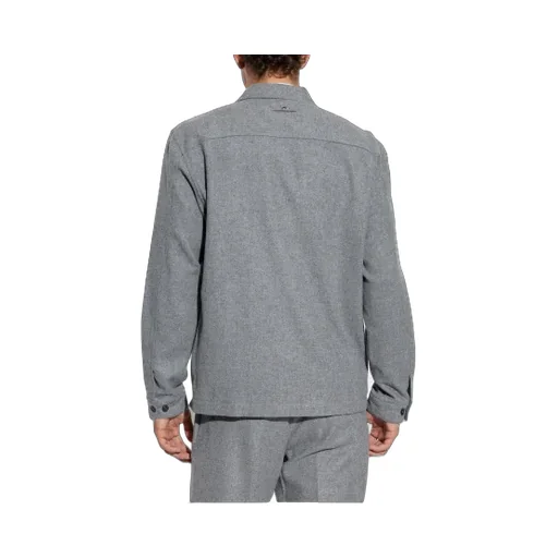 Button-Fastening Patch-Pocket Shirt