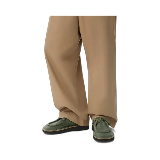 Lace-Up Suede Derby Shoes