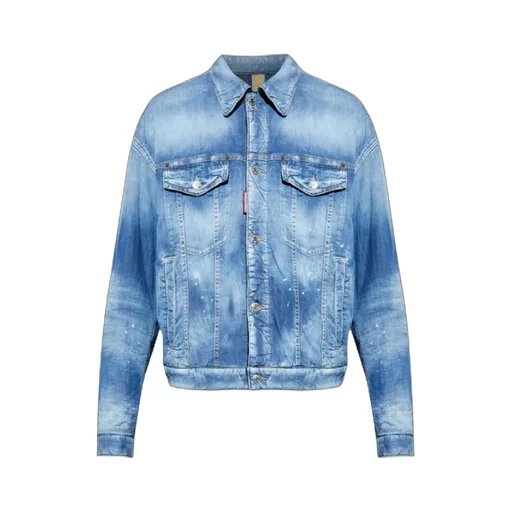 Dsquared2 Distressed Denim Jacket