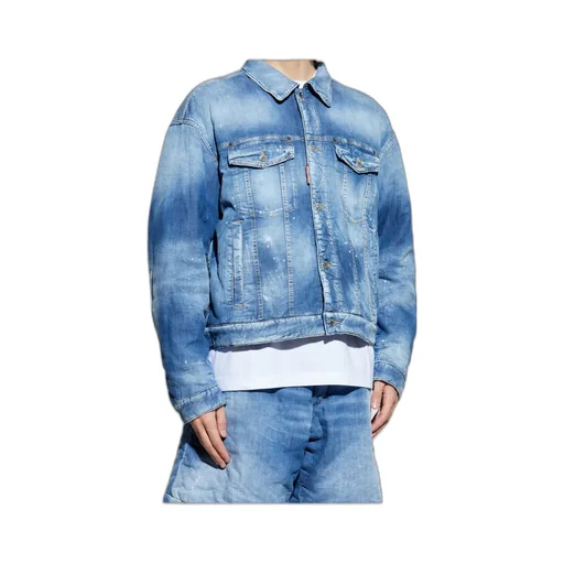 Dsquared2 Distressed Denim Jacket