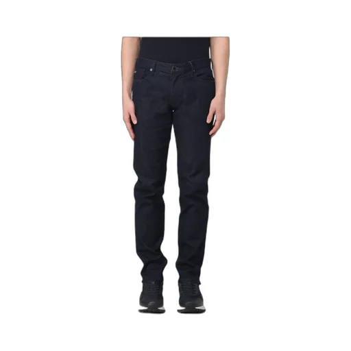 Logo-Plaque Slim-Fit Jeans