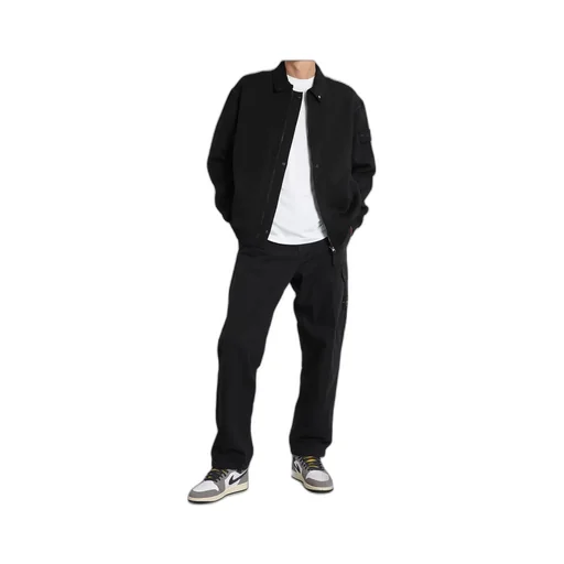 Stone Island Logo Patch Zip-Up Sweatshirt