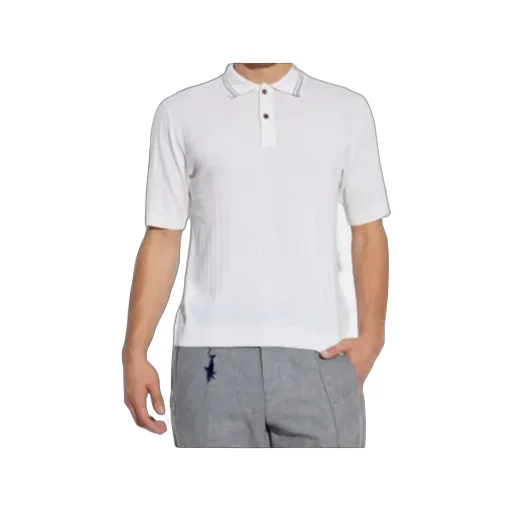 Ribbed Polo Shirt