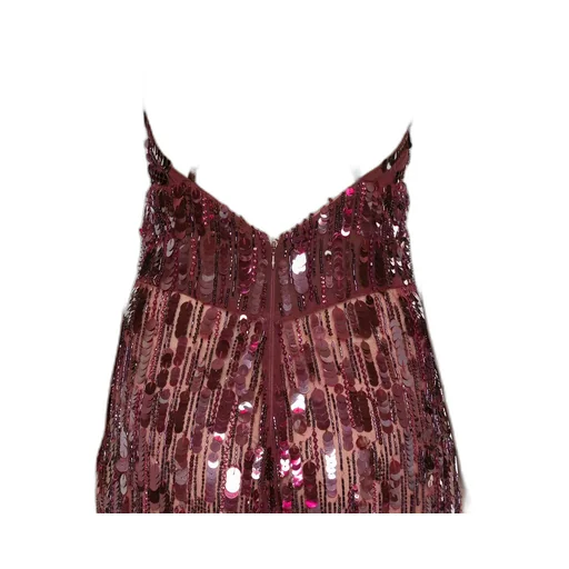 Sequin-Embellished Maxi Dress