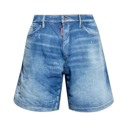 Dsquared2 Faded Denim Shorts