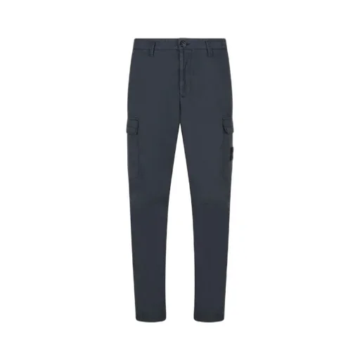 Logo Patch Straight-Leg Trousers