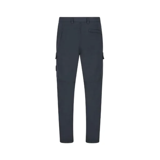 Logo Patch Straight-Leg Trousers