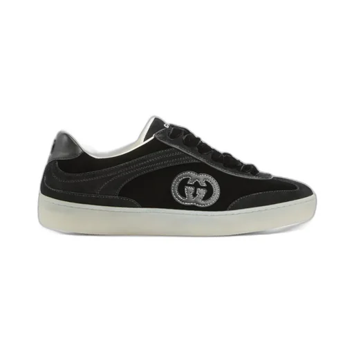Gucci Logo Patch Low-Top Sneakers