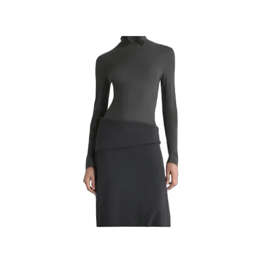 Neck-Tie Long-Sleeve Top
