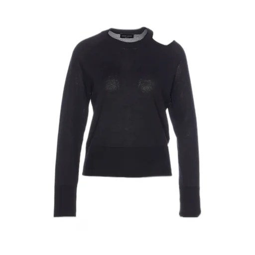 Roberto Collina Cut-Out Shoulder Sweater