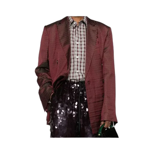 Double-Breasted Suit Jacket