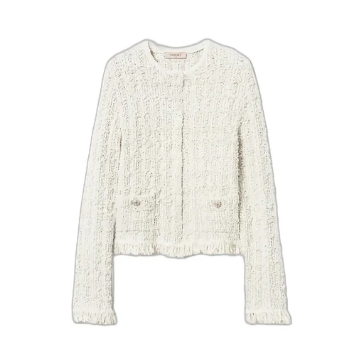 Fringed Tweed Jacket
