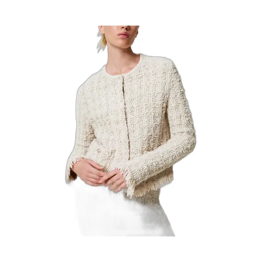 Fringed Tweed Jacket