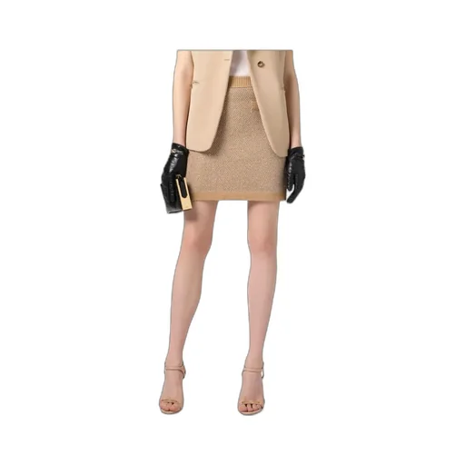 Elisabetta Franchi Sequinned Knit Skirt