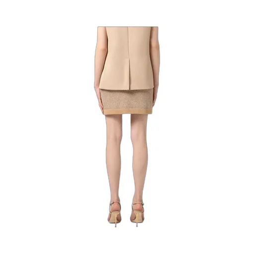 Elisabetta Franchi Sequinned Knit Skirt