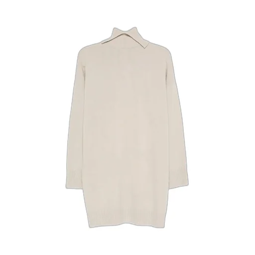 High-Neck Long-Sleeved Dress