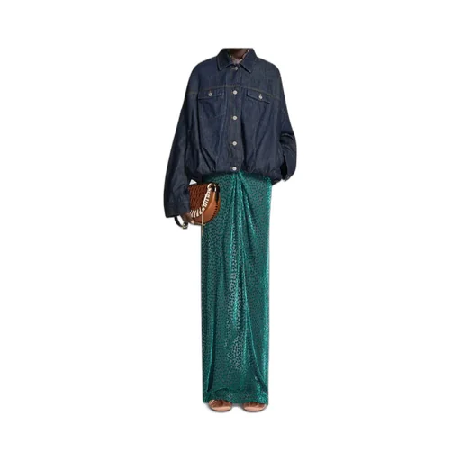 Long-Sleeved Denim Jacket