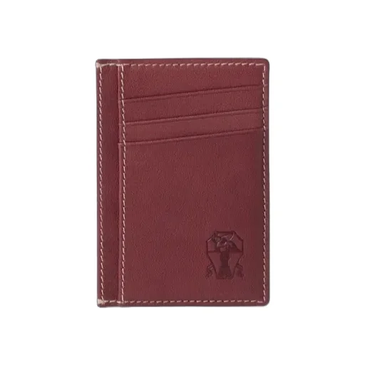 Debossed-Logo Cardholder