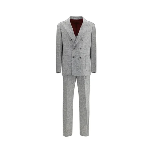 Brunello Cucinelli Double-Breasted Straight-Leg Suit
