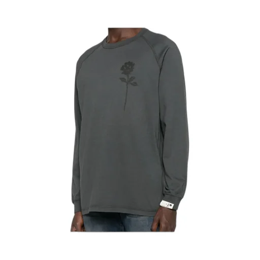 Rose-Print Raglan T-Shirt