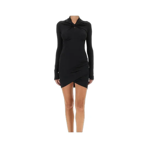 Rick Owens Lilies Asymmetric Long-Sleeved Dress