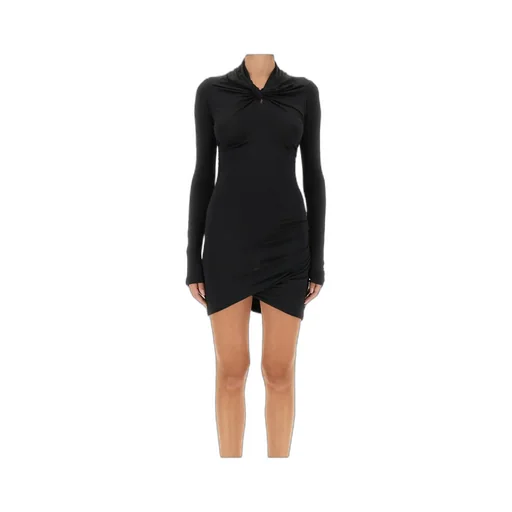 Rick Owens Lilies Asymmetric Long-Sleeved Dress