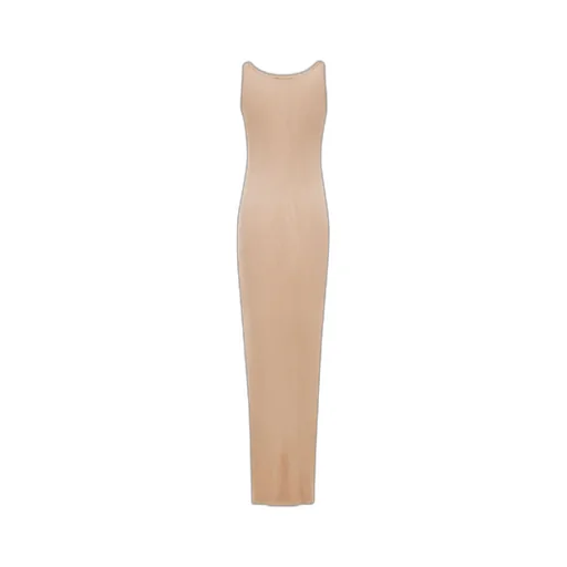 Long Tank Dress In Rib Knit