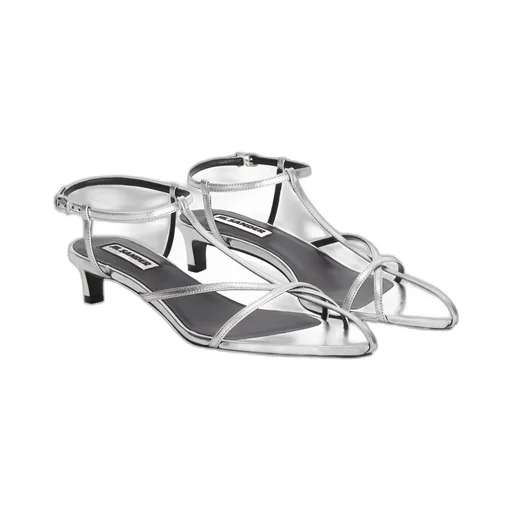 Jil Sander Cage Low-Heel Sandals