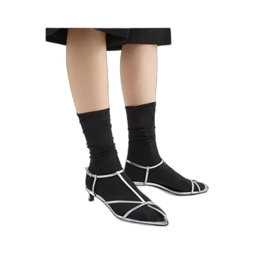 Jil Sander Cage Low-Heel Sandals
