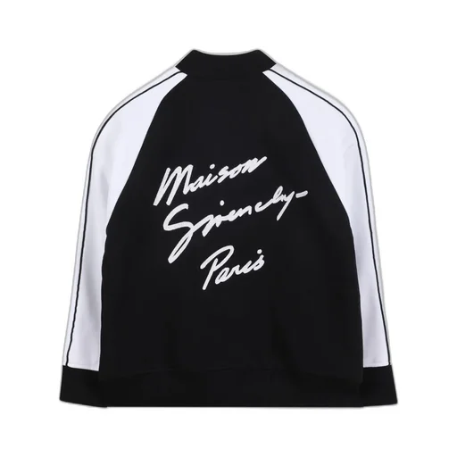 Contrast-Panel Bomber Jacket