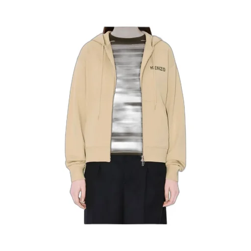 Zip-Up Hoodie In Cotton Kenzo City