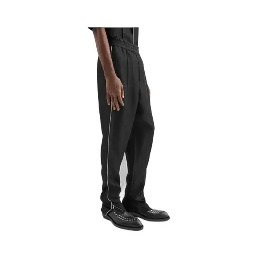 Piped-Trim Trousers