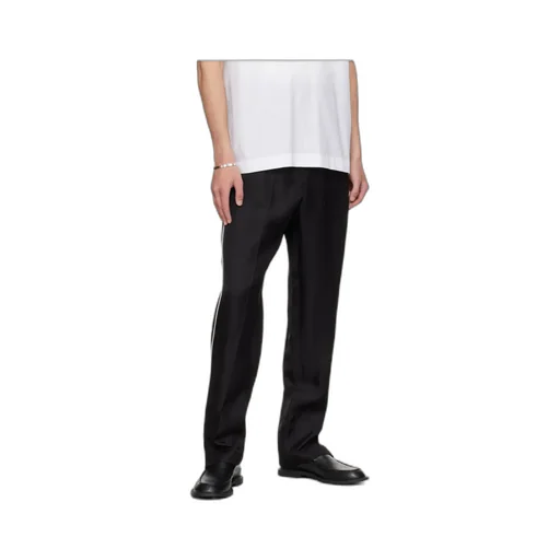Piped-Trim Trousers