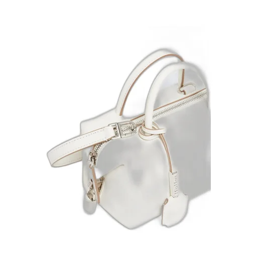 Small Natural Leather Bowler Bag